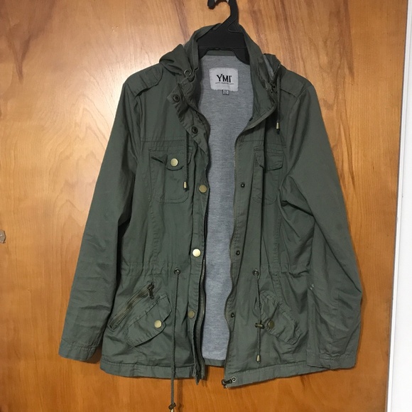 YMI Collection Army Green Utility Jacket - Picture 1 of 3